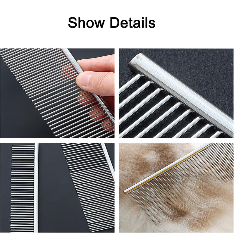 Stainless Steel Pet Grooming Comb Pet Comb Claw Scissors Cats Professional Cat Nail Scissors Claw Scissors for Cats & Dogs, Removes Knots Dogs Small Cats Claw Trimmer - PawsPlanet Australia
