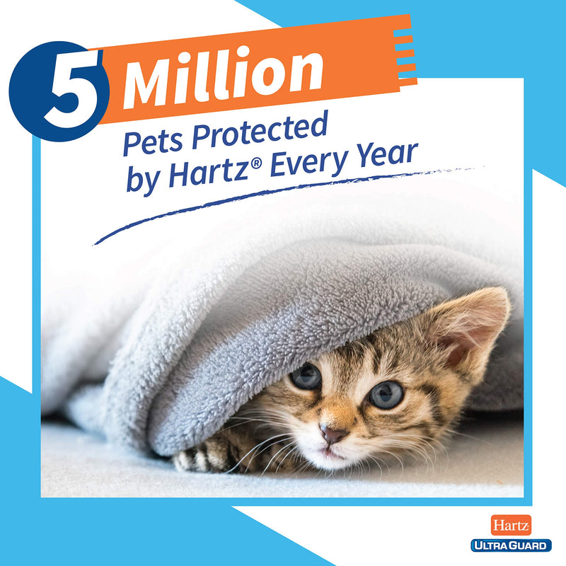 Hartz UltraGuard Pro Topical Flea & Tick Prevention for Cats & Kittens, Over 5 lbs 6 Monthly Treatments - PawsPlanet Australia