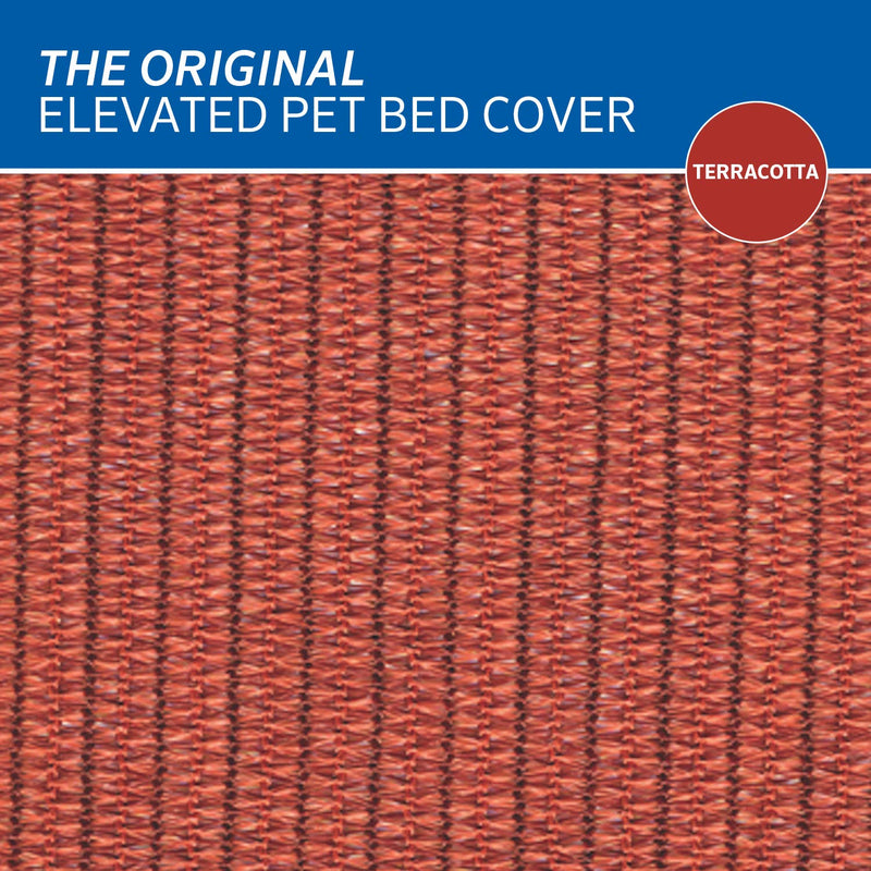 Coolaroo Replacement Cover, The Original Elevated Pet Bed by Coolaroo, Large, Terracotta - PawsPlanet Australia
