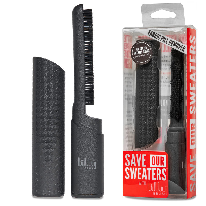Lilly Brush Save Our Sweaters- Sweater Pill, Lint and Pet Hair Remover (Graphite Grey) Graphite Grey - PawsPlanet Australia