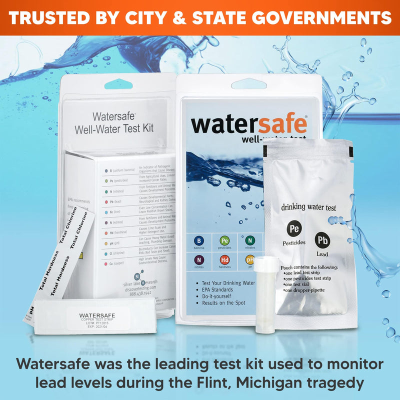 Silver Lake Research WS425B Watersafe All-In-One Well Water Test Kit - PawsPlanet Australia