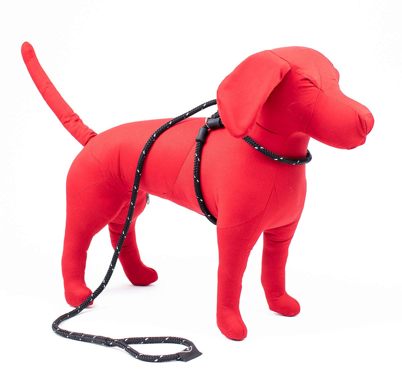 Harness Lead, Escape Resistant Leash, Reduces Pull, Dog Harness Black Reflective Medium/Large (40-170 lbs) - PawsPlanet Australia