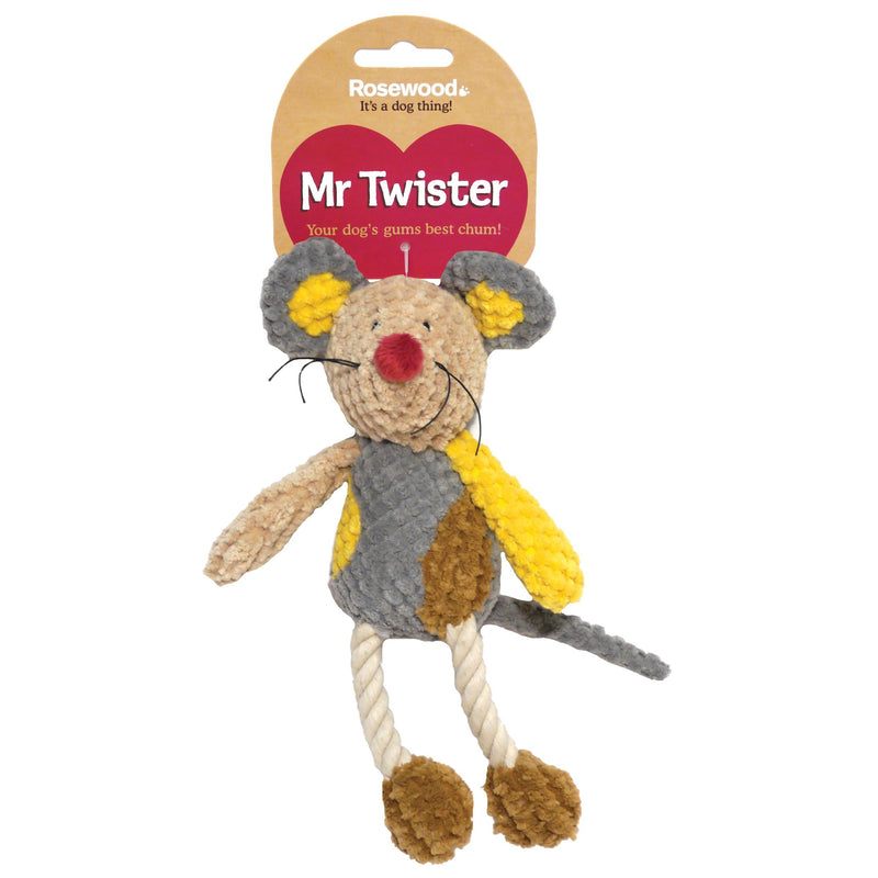 Rosewood Molly Mouse Dog Toy, clear - PawsPlanet Australia