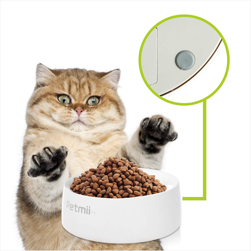 [Australia] - Petmii Smart Digital Feeding Pet Bowl, Food Measuring Washable for Dog Cat Food Bowl feeding bowl with digital scale 