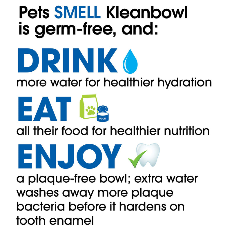 [Australia] - Kinn Kleanbowl - The Healthier Pet Food & Water Bowl for Dogs & Cats 8oz (2 pack) 