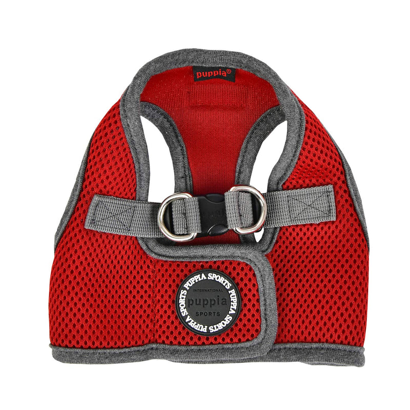 Puppia Soft Vest Dog Harness II and adjustable harness for small or medium dogs Wine Red M - PawsPlanet Australia