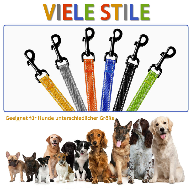 COMSLE Long Leads for Dog Training, 5m/10m/15m/20m Strong Extra Long Line Dogs Lead with Handle, Light Nylon Puppy Training Lead Dog Leash for Pet Recall Tracking Obedience Camping Play Outdoor 5m/16.5ft Black - PawsPlanet Australia