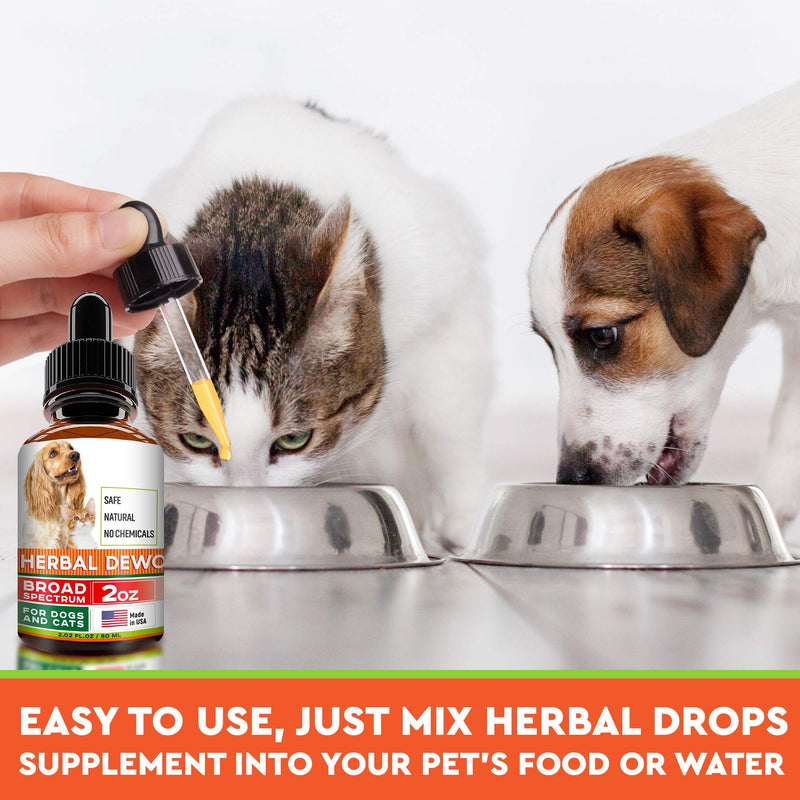 FurFinds Herbal Cleanse fot Cats and Dogs - Homeopathics Parasites and Toxins for Dogs and Cats - All Breeds and Size - Puppy & Kitten 2 oz - PawsPlanet Australia