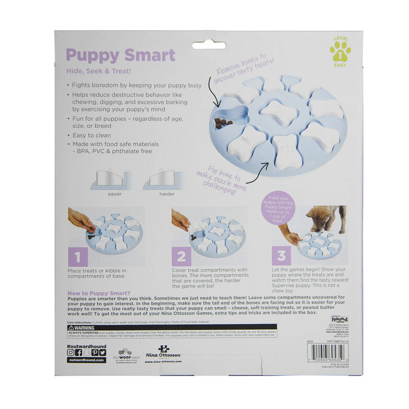 Nina Ottosson by Outward Hound Dog Treat Puzzle Level 1 (Easy) (Puppy) Smart - PawsPlanet Australia