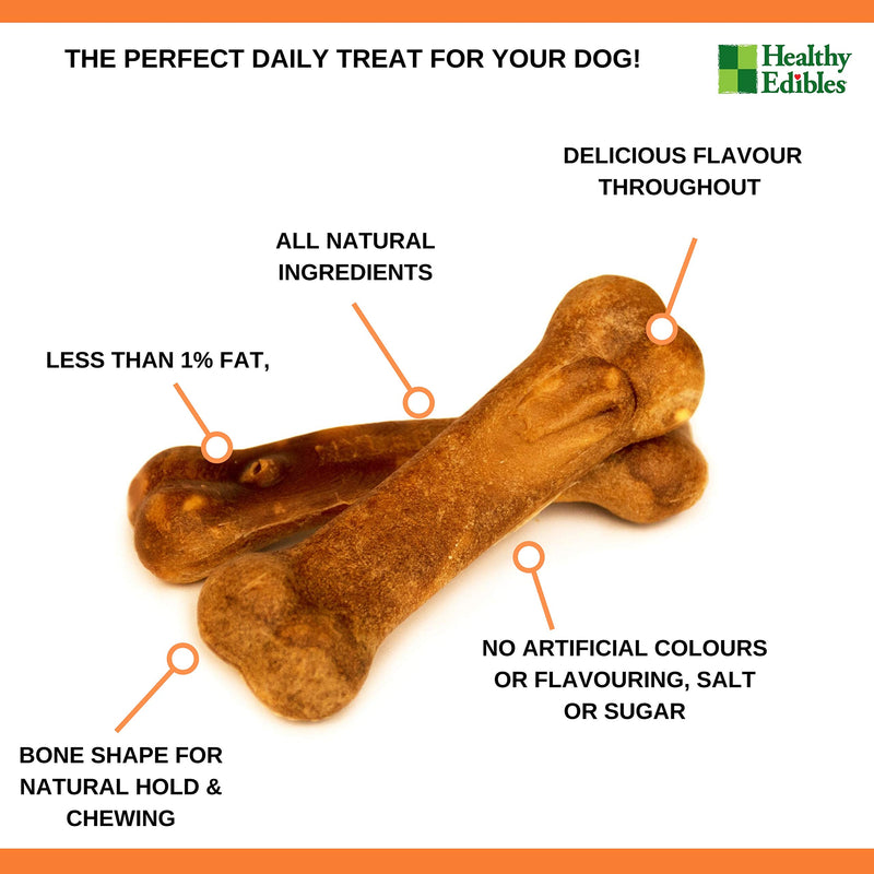 Nylabone 1 Extreme Tough Dog Chew Toy Bone, Beef Jerky Flavour, 1 Edible Snack, Chicken Flavour, M, For Dogs Up To 16Kg 16 kg (Pack of 1) - PawsPlanet Australia