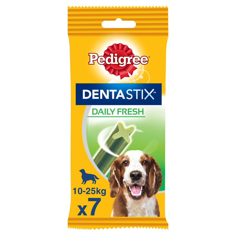 Pedigree Dentastix - Fresh Daily Dental Chews Medium Dog, 70 Sticks - 10 x 180 g flavor 3 - PawsPlanet Australia