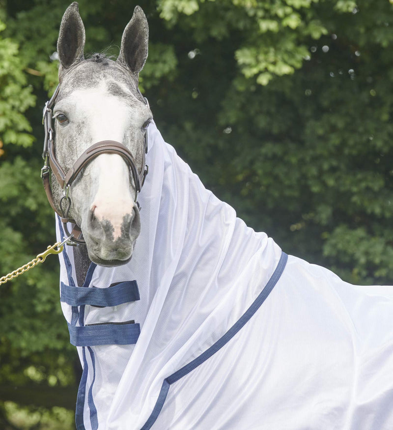 John Whitaker Farnhill Roll up Fly Rug White XL - PawsPlanet Australia