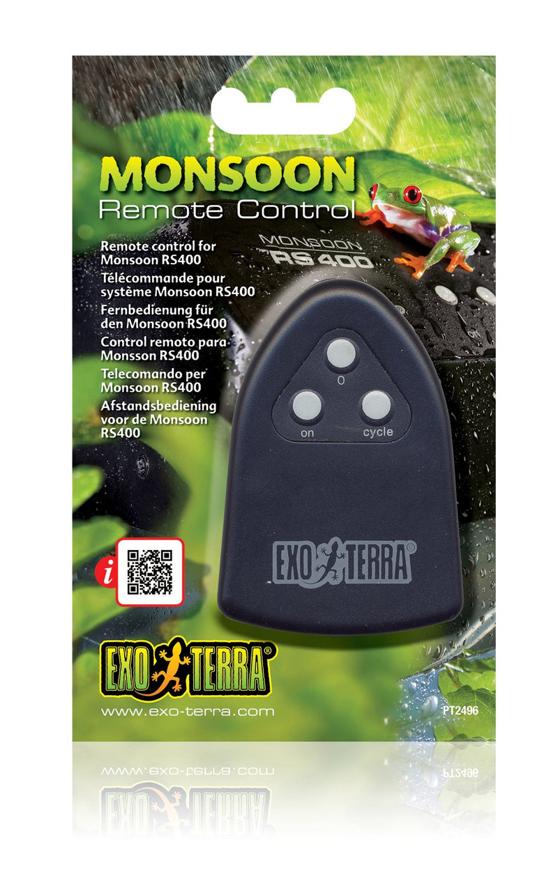 [Australia] - EXO-TERRA Remote for The Monsoon RS400 Rainfall System for Reptiles 6.2 IN 