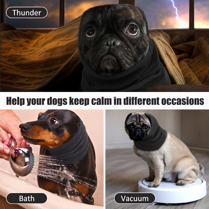 Dog Ear Muffs Dog Snood Ear Muffs Grooming and Force Drying Tool for Anxiety Relief, Bathing, Calming Dogs Dog Ear Noise Protection (M) M - PawsPlanet Australia