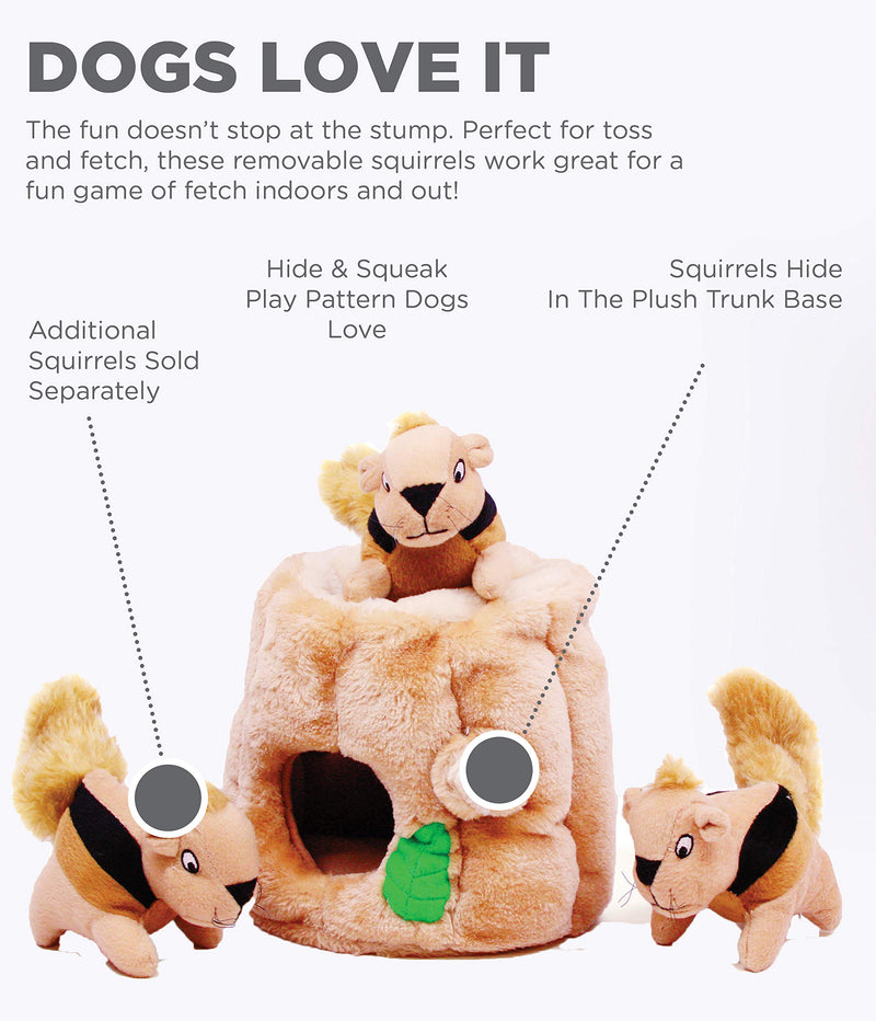 Outward Hound Hide A Squirrel Plush Dog Toy Puzzle, Large - PawsPlanet Australia