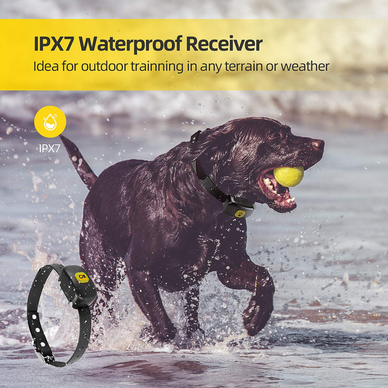 [Australia] - IKK Dog Training Collar, Shock Collar for Dogs with Remote, 3 Training Modes-Beep, Vibration and No Harm Shock, 2 in 1 Rechargeable Collar, Adjustable Waterproof E Collar for Large Medium Small Dogs 