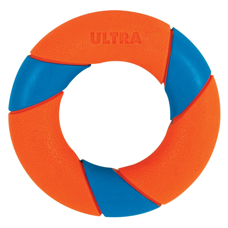 Chuckit! Ultra Ring Rubber Dog Toy Chase and Fetch Play High-Visibility Durable Chew Toy - PawsPlanet Australia