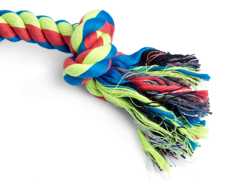 Toyz by Petface Triple Knot Rope Dog Toy, Small - PawsPlanet Australia