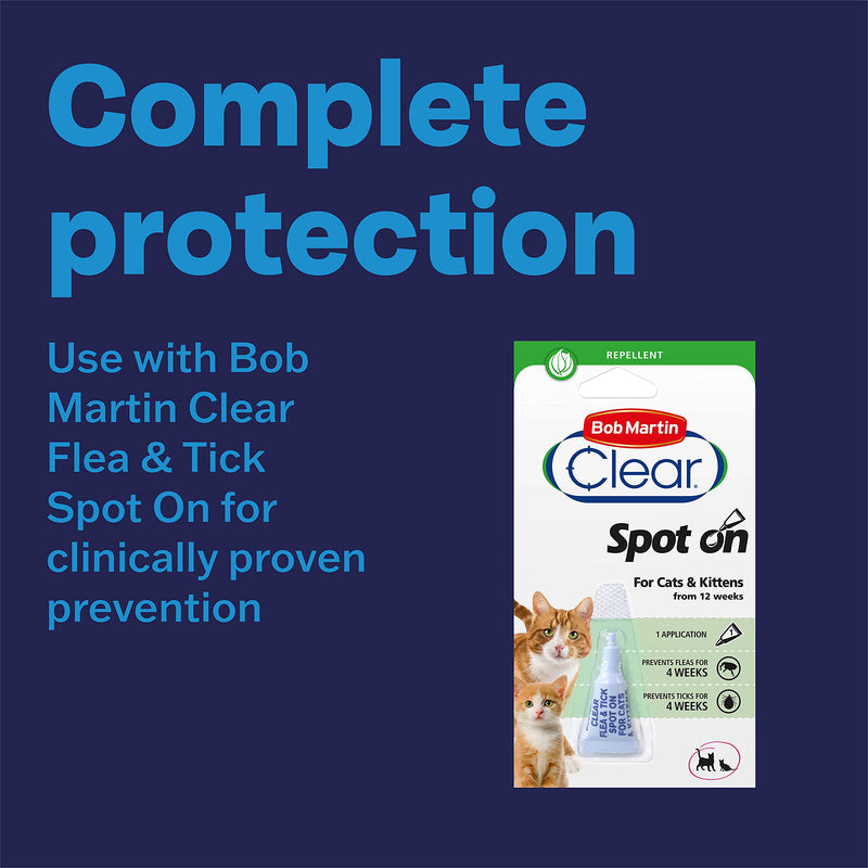 Bob Martin Clear | Flea Spray for Cats and Home | Controls Flea and Tick infestations in the Household (300 ml) - PawsPlanet Australia