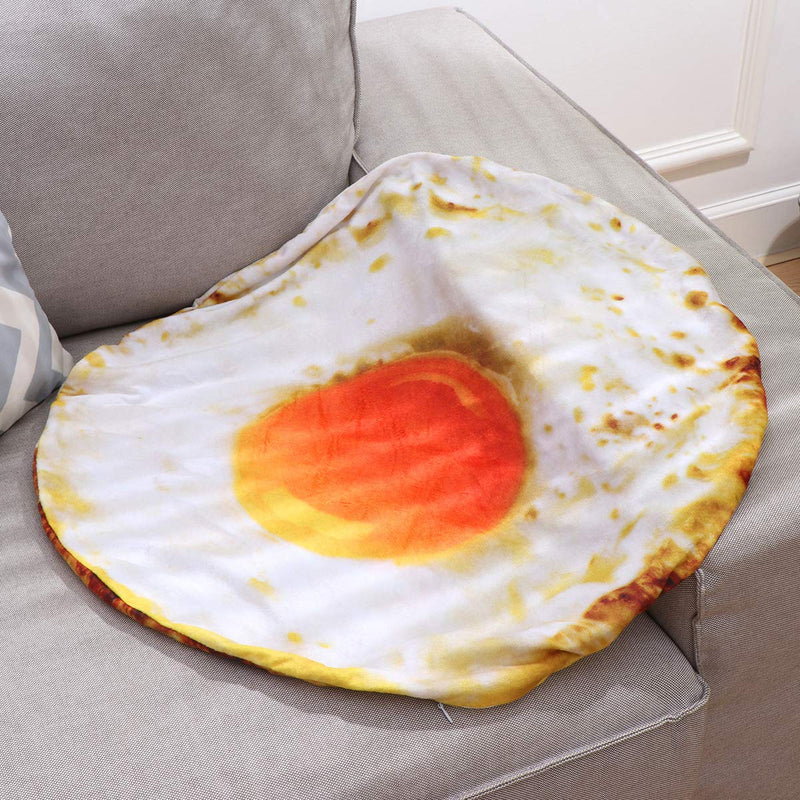 [Australia] - UEETEK Pet Blanket for Dog Cat,Animal Fried Egg Shaped Quilt Puppy Kitten Bed Sleep Mat 