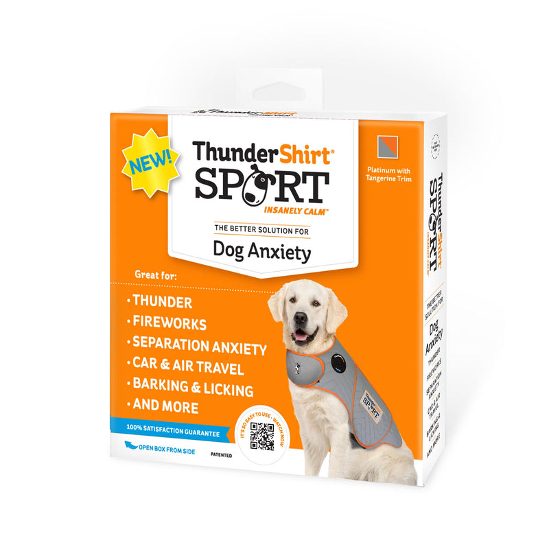 ThunderShirt for Dogs, Sport - Dog Anxiety Vest Platinum X-Small - PawsPlanet Australia