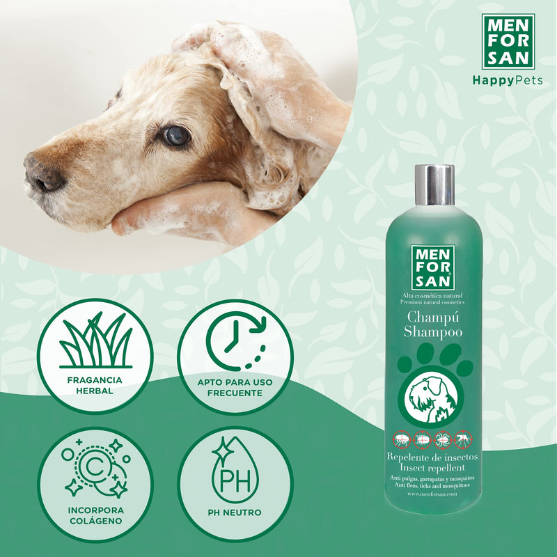 Menforsan - Shampoo insect repellent 1000 ml - PawsPlanet Australia