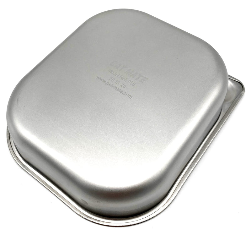 Cat Mate Stainless Steel Bowl Inserts x 2 for Cat Mate C100 and C200 Automatic Feeders (Feeder Not Included) Stainless Steel Insert Bowls x2 - PawsPlanet Australia