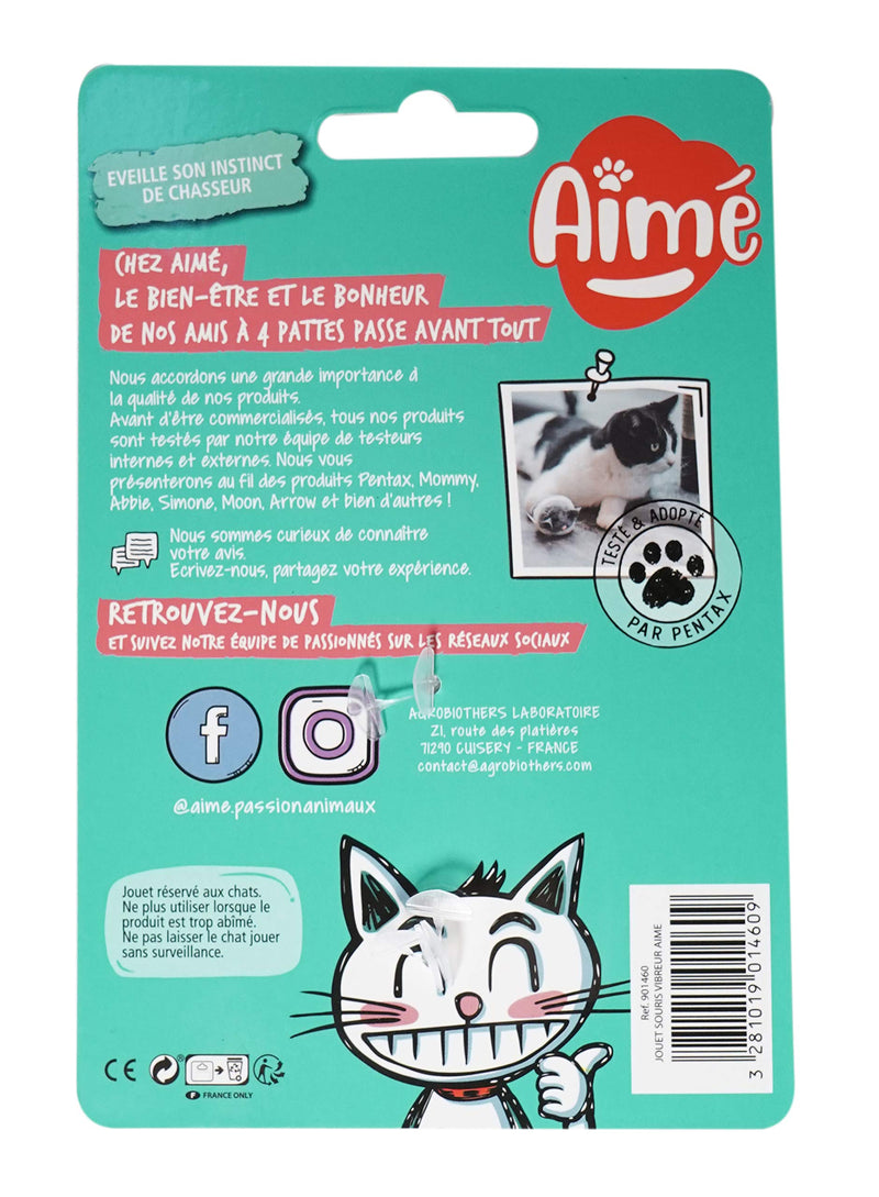 Aime Vibrating Mouse Toy for Cats - PawsPlanet Australia