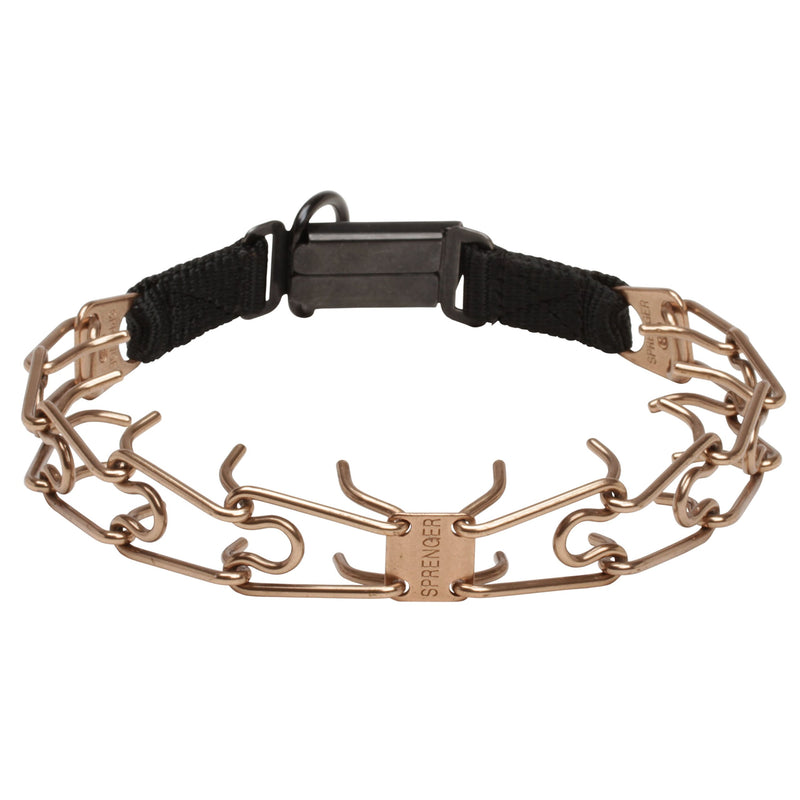 [Australia] - Herm Sprenger Click Lock Buckle Canine Pinch Collar Made of Curogan - 1/8 inch (3.2 mm) - Size 21 inch (52 cm) 