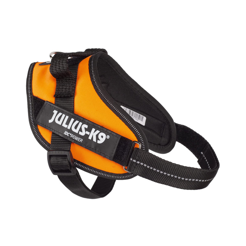 Julius-K9, 16IDC-FOR-M, IDC Powerharness, dog harness, Size: Mini, UV Orange - PawsPlanet Australia