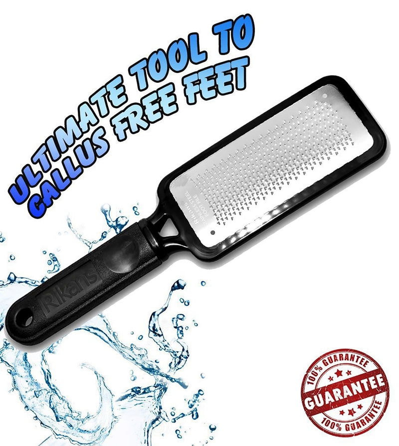 Colossal foot rasp foot file and Callus remover. Best Foot care pedicure metal surface tool to remove hard skin. Can be Used on both wet and dry feet, Surgical grade stainless steel file - PawsPlanet Australia