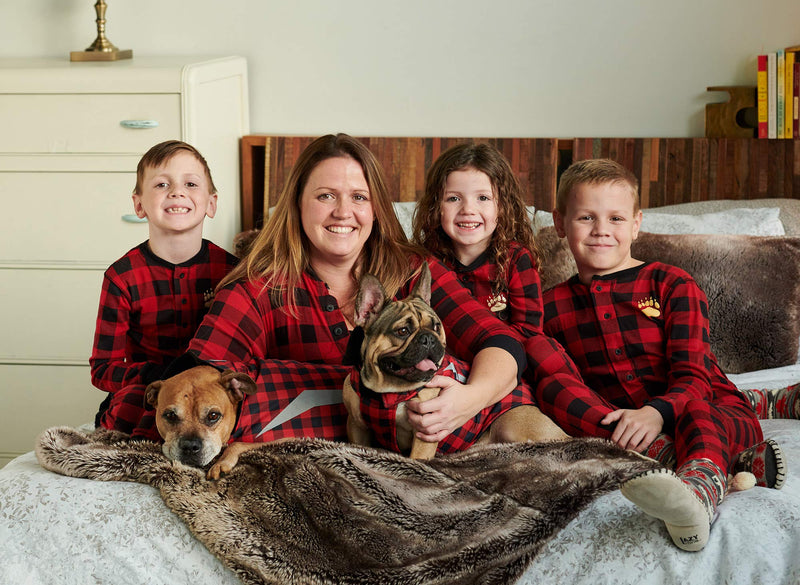 RC Pet Products Shasta Jacket Fleece Lined Dog Coat 12 Red Buffalo Plaid - PawsPlanet Australia
