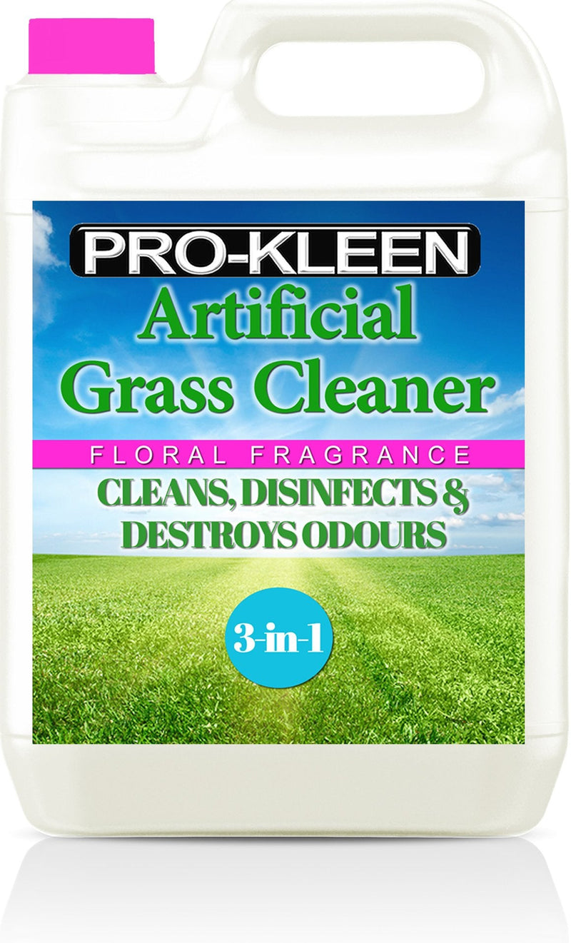 Pro-Kleen 4 x 5 Litres Artificial Grass Floral Fragrance Cleaner Disinfectant + Deodoriser - PawsPlanet Australia