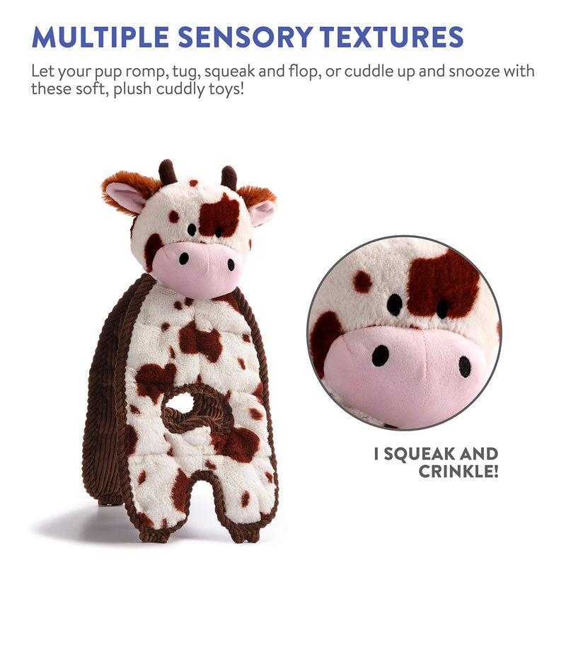 [Australia] - Charming Pet Cuddle Tugs Plush Toy Cow 