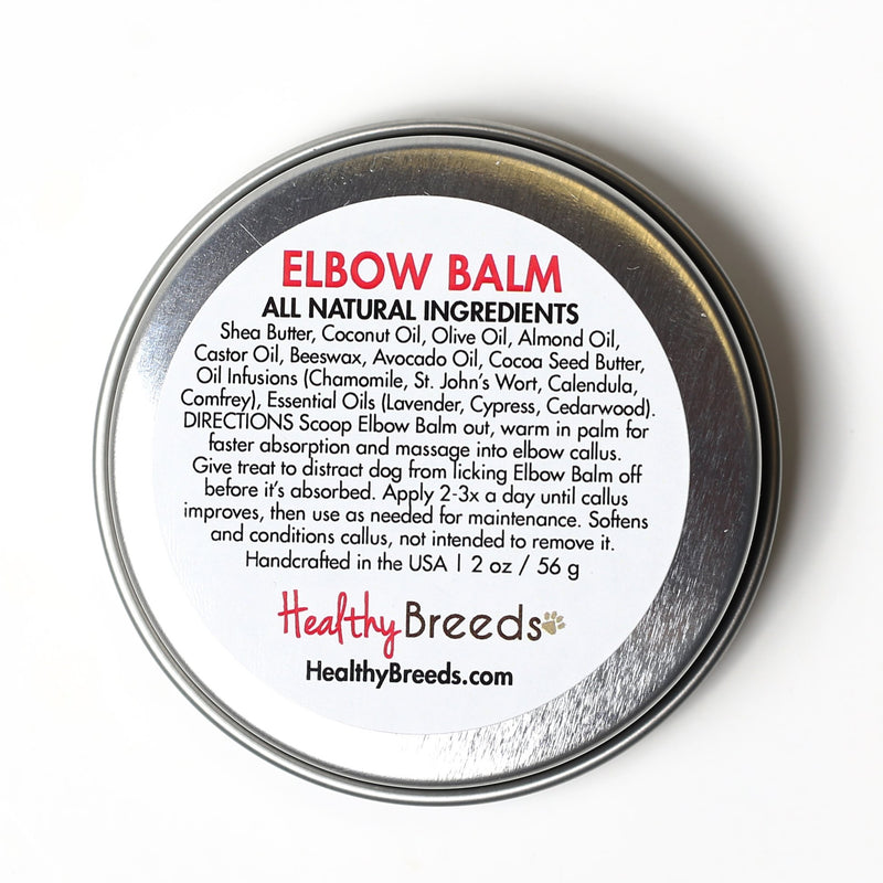 Healthy Breeds Dog Elbow Protector Balm for English Foxhound - OVER 200 BREEDS - All Natural & Organic Oils Heal Dry Cracked & Chapped Skin - Unscented Formula - 2 oz Tin - PawsPlanet Australia
