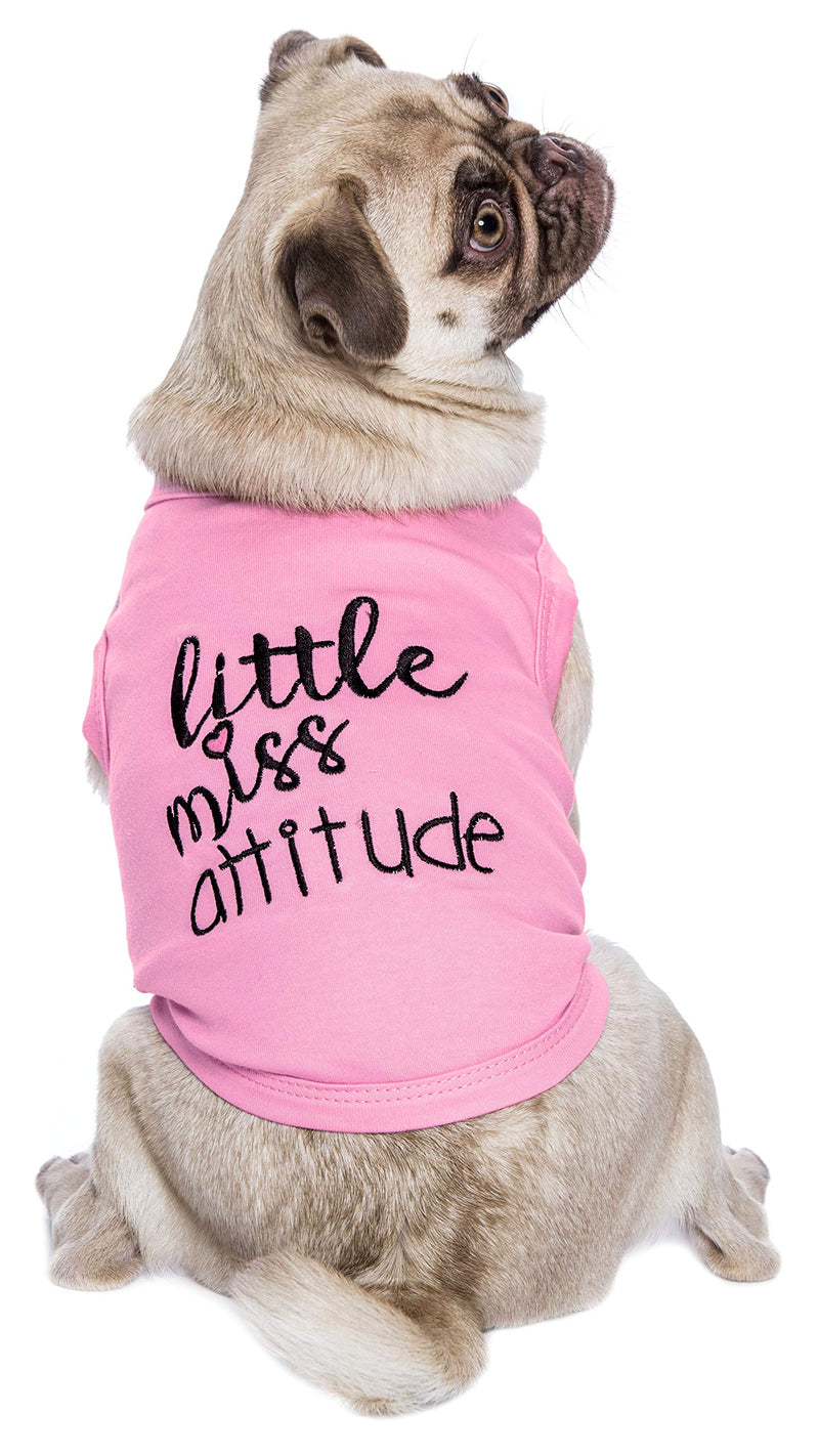 [Australia] - Parisian Pet Funny Cute Dog Cat Pet Shirts Caution Can't Control My Licker, I Work Out, Little Monster, WTF, BFF, Bling $, Got Treats, Babe Magnet, Little Miss Attitude XX-Small 