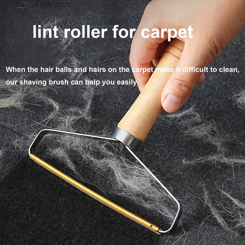 Lint Remover Carpet,Portable Pet Hair Remover for Carpet Scraper Reusable Lint Roller Scraper for Cleaning Pet Hair On Carpets,Sofas,Beds,Blankets,Clothes Lint Removal Pro Tool - PawsPlanet Australia