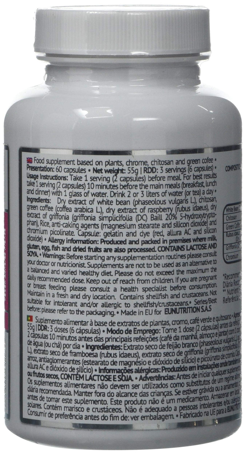 Eu Nutrition Women's Block Carbs and Fats Food Supplement, Multi-Coloured, 60 caps - PawsPlanet Australia