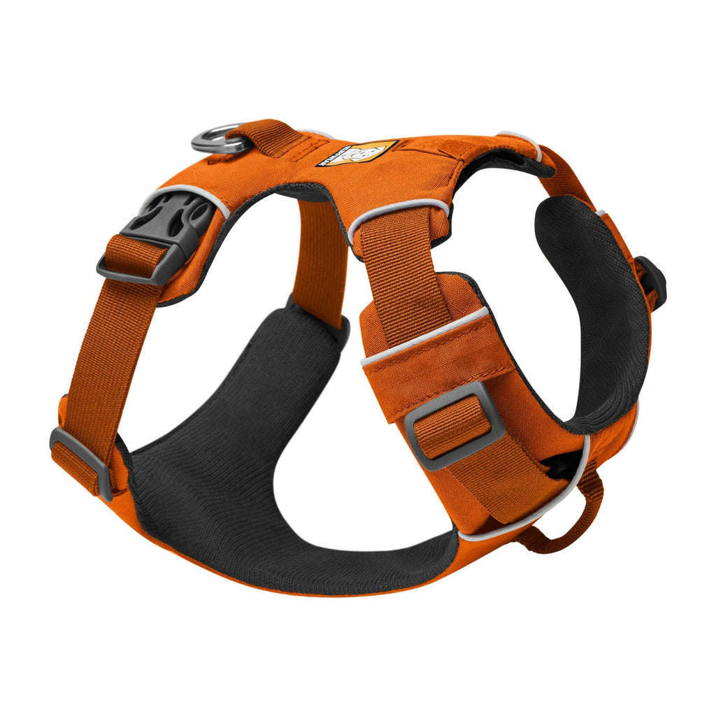 RUFFWEAR Front Range Dog Harness, Reflective Padded Tug-Free Dog Harness, Campfire Orange, XXS Orange (Campfire Orange) XX-Small - PawsPlanet Australia