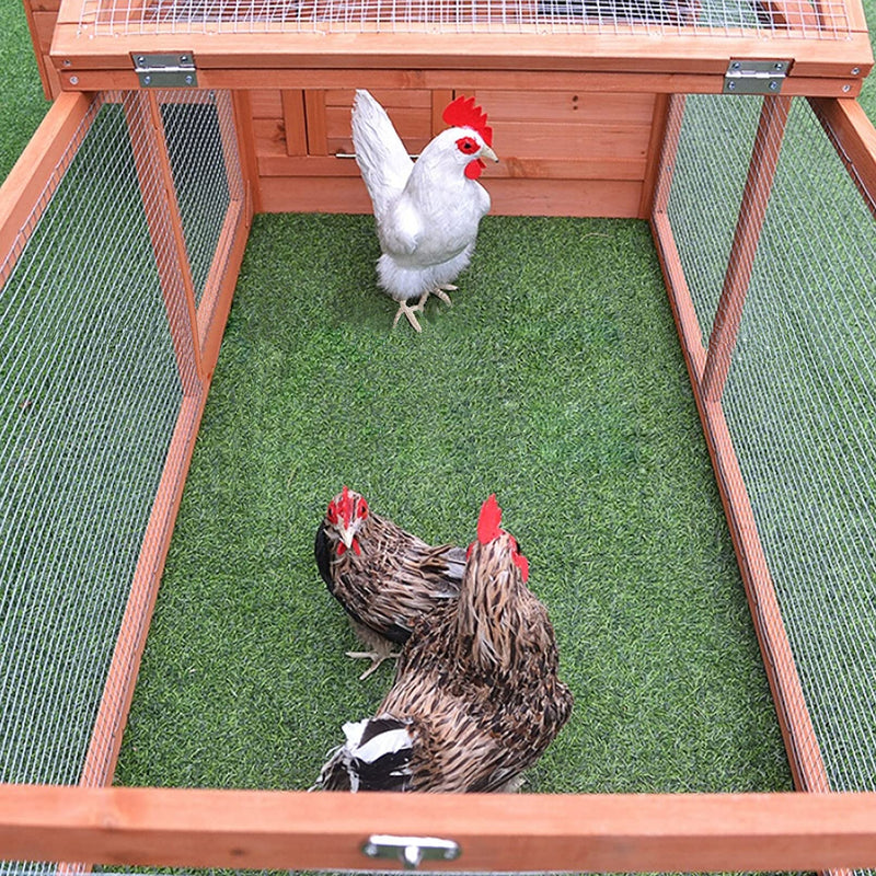 kathson 2 Pcs Chicken Nesting Pads Cuttable Artificial Grass Rug Carpet Washable Synthetic Turf Mat Nest Box Bedding Liners for Chicken Coop Egg Laying Pet Garden Lawn Indoor Outdoor - PawsPlanet Australia