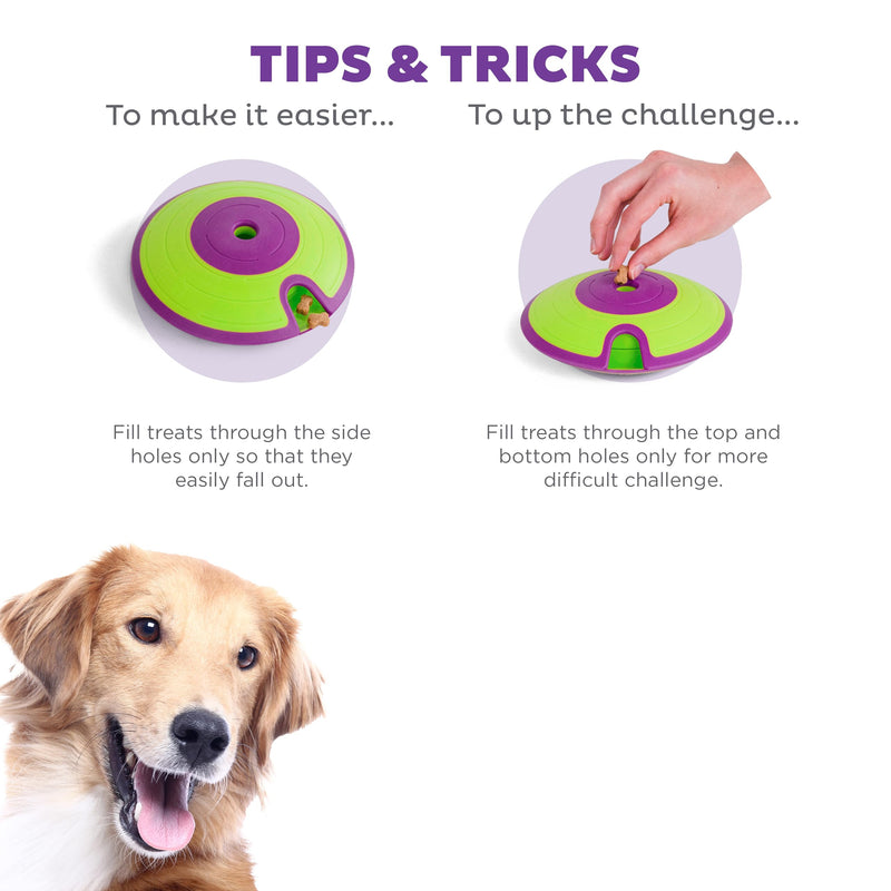 Outward Hound Nina Ottosson Treat Maze - Interactive Dog Toy for Treats - Advanced Level 2 (Intermediate) - PawsPlanet Australia