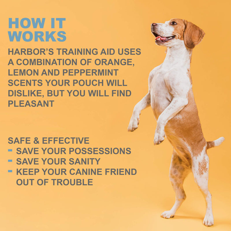 [Australia] - Harbor's Dog Repellent and Training Aid for Puppies and Dogs - 4 oz | Puppy Training Spray | Dog Training Spray | Dog Repellent for Furniture | Dog Repellent for Plant 