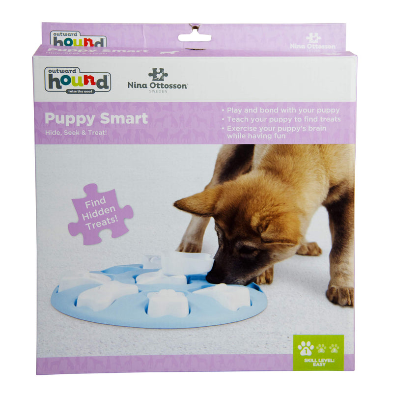 Nina Ottosson by Outward Hound Dog Treat Puzzle Level 1 (Easy) (Puppy) Smart - PawsPlanet Australia