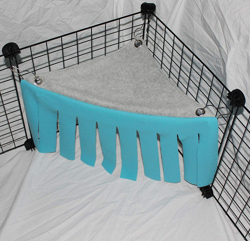 ASOCEA Small Animal Hamster Tent Hammock Pet Hideout Cage Accessories Nest Bed for Guinea Pig Chinchilla Hedgehog Rat Squirrel Ferret Dwarf Bunny (Blue) - PawsPlanet Australia