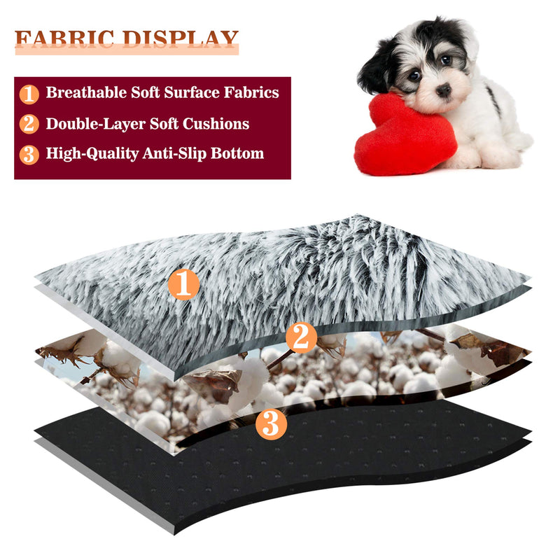 Rainlin Pet Bed- Round Soft Plush Burrowing Cave Hooded Cat Bed Donut for Dogs & Cats, Faux Fur Cuddler Round Comfortable Self Warming Indoor Sleeping Bed Coffee (19.7"x19.7") S (19.7"D x 6.3"H) - PawsPlanet Australia