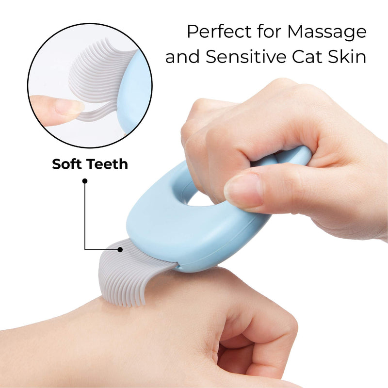 Cat Comb for Massage Pink Baby Pink - PawsPlanet Australia