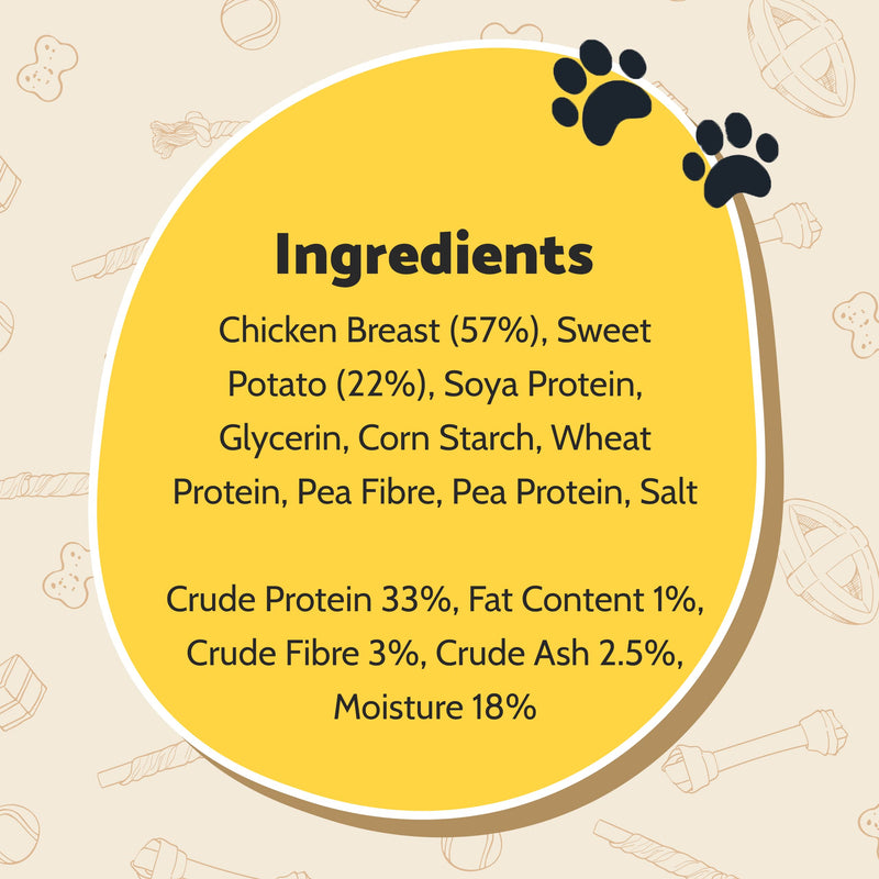 Good Boy - Chewy Chicken With Sweet Potato Sticks - Dog Treats - Made With 100% Natural Chicken Breast Meat - 90 Grams - Rawhide Free Dog Treats - Case of 10 90 g (Pack of 1) - PawsPlanet Australia