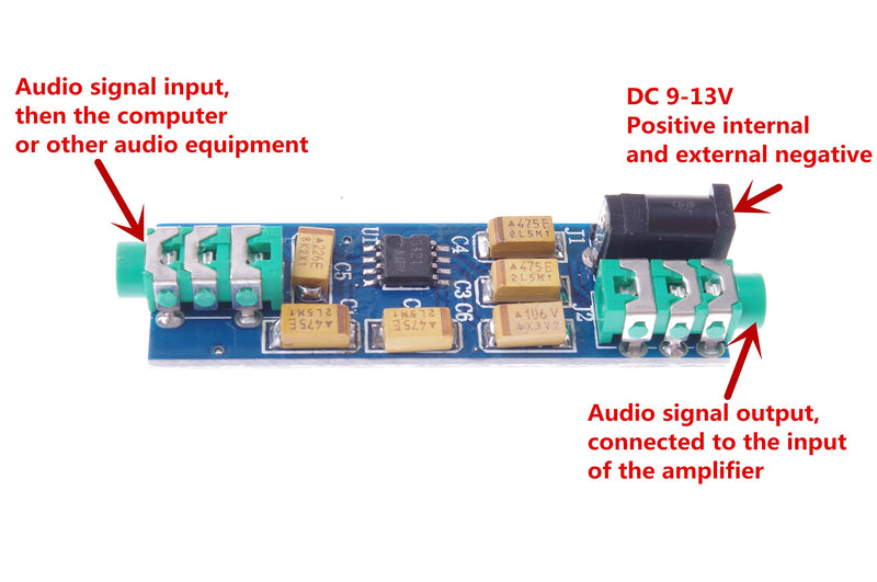 [Australia] - SMAKN Onboard Computer Car Stereo Noise Filter to Eliminate Noise Common Ground Finish 