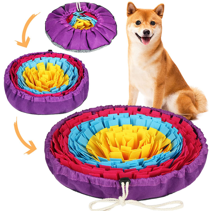 Vivifying Snuffle Mat for Dogs, Interactive Dog Enrichment Toys for Boredom and Mental Stimulation, Adjustable Dog Sniff Mat for Slow Eating and Keep Busy - PawsPlanet Australia