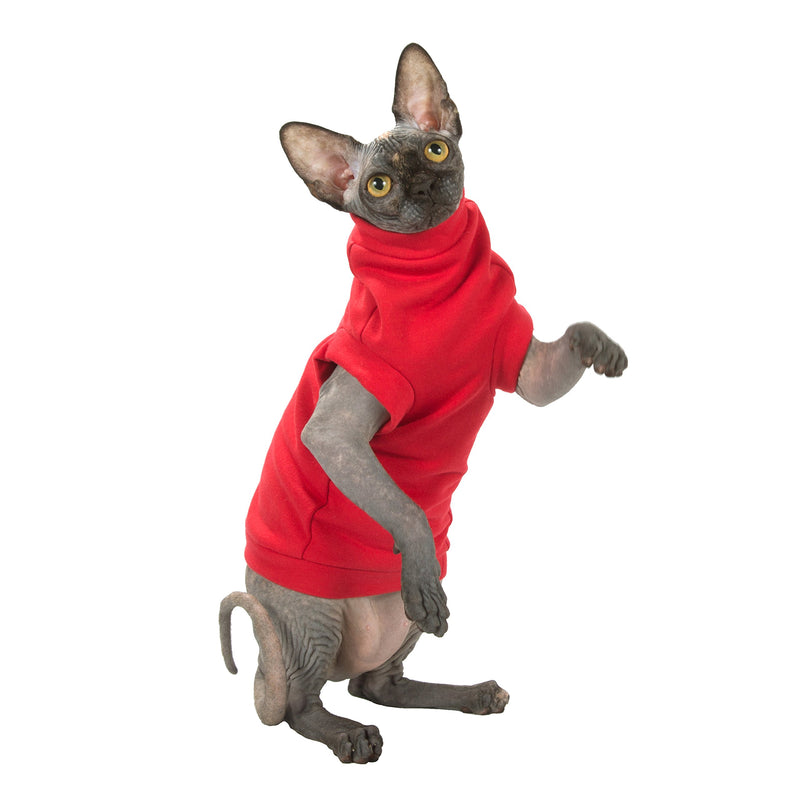 Kotomoda cat wear turtleneck maxi Winter In Red (XL) XL - PawsPlanet Australia